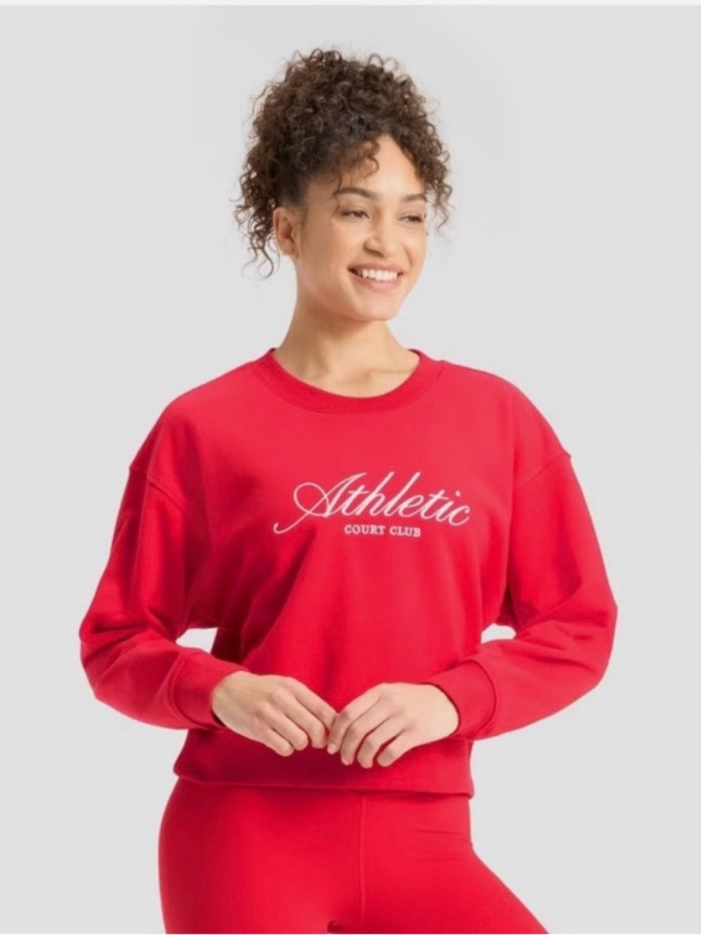 All In Motion French Terry Crewneck Sweatshirt “Athletic Club”